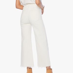 The Swooner Roller Crop Fray by MOTHER in Whipping the Cream